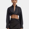 The Bahia cropped shirt