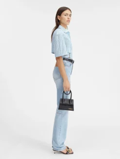The Bari cropped shirt