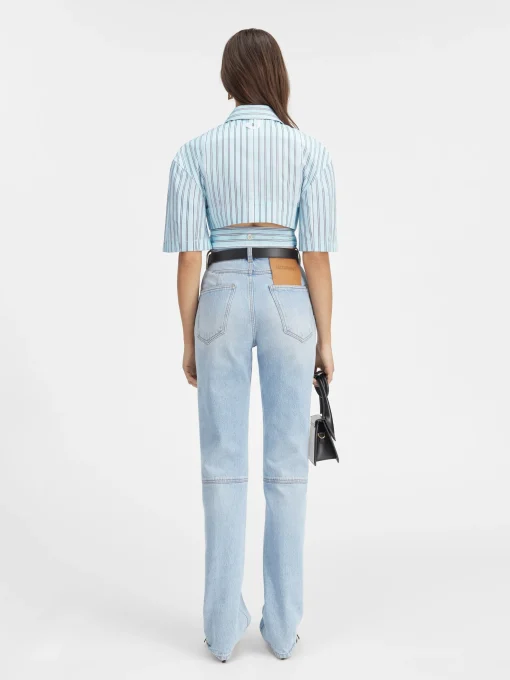 The Bari cropped shirt