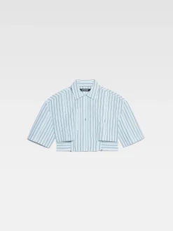 The Bari cropped shirt