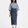 The de-Nîmes denim skirt