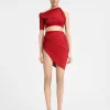 The Drapeado mini skirt