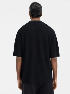 The knit polo shirt
