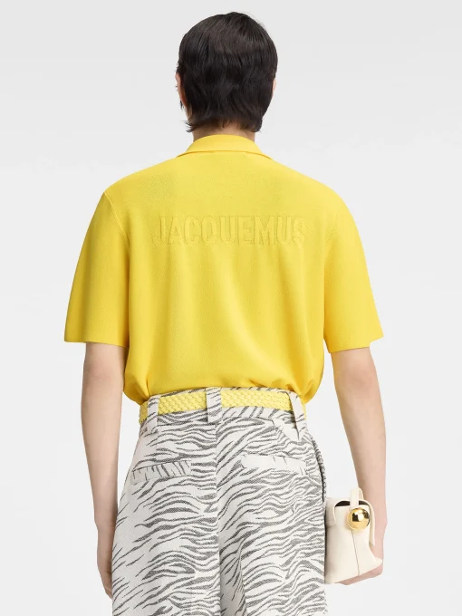 The knit polo shirt
