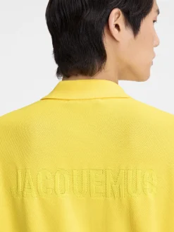 The knit polo shirt