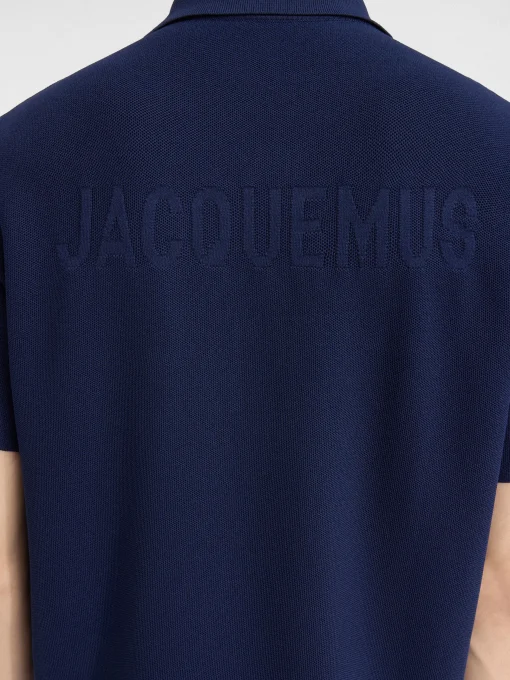 The knit polo shirt