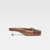 The low Ballet mules