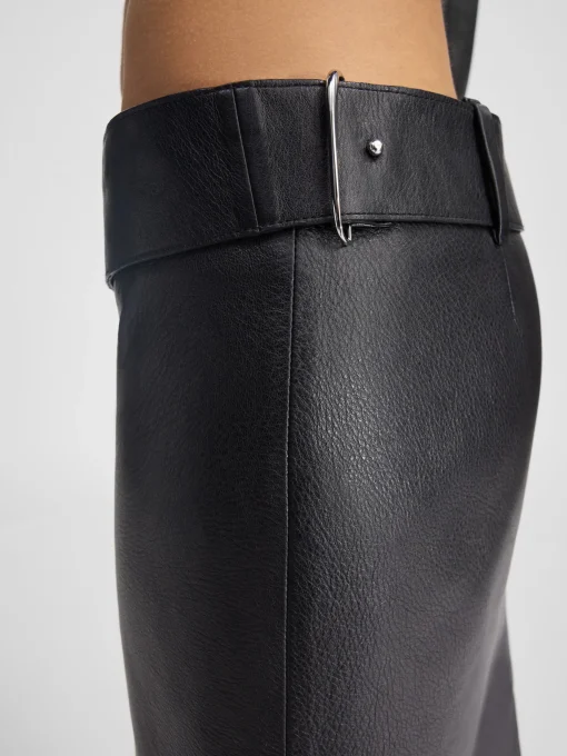 The Obra leather skirt