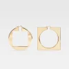 The Rond Carré hoops earrings