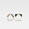 The Rond Carré hoops earrings