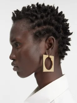 The Rond Carré hoops earrings