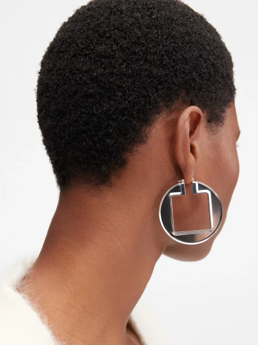 The Rond Carré hoops earrings