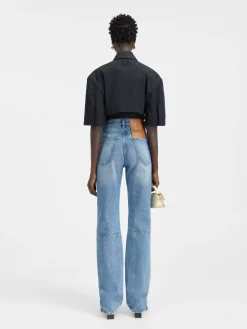 The straight de-Nîmes denim pants