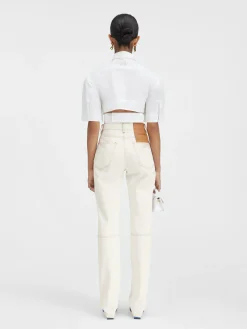 The straight de-Nîmes denim pants