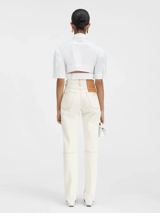 The straight de-Nîmes denim pants