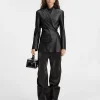 The Tibau leather jacket