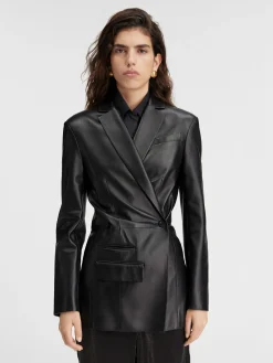 The Tibau leather jacket