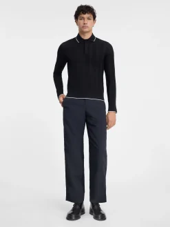 The Tricot long-sleeve polo shirt