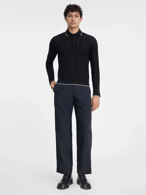 The Tricot long-sleeve polo shirt