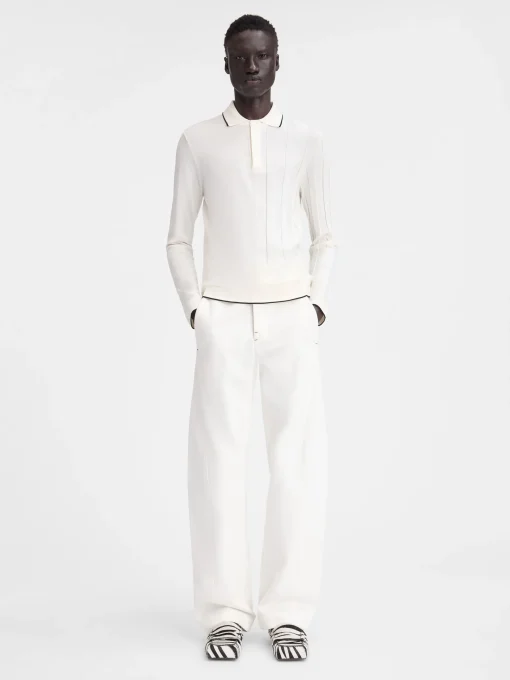The Tricot long-sleeve polo shirt