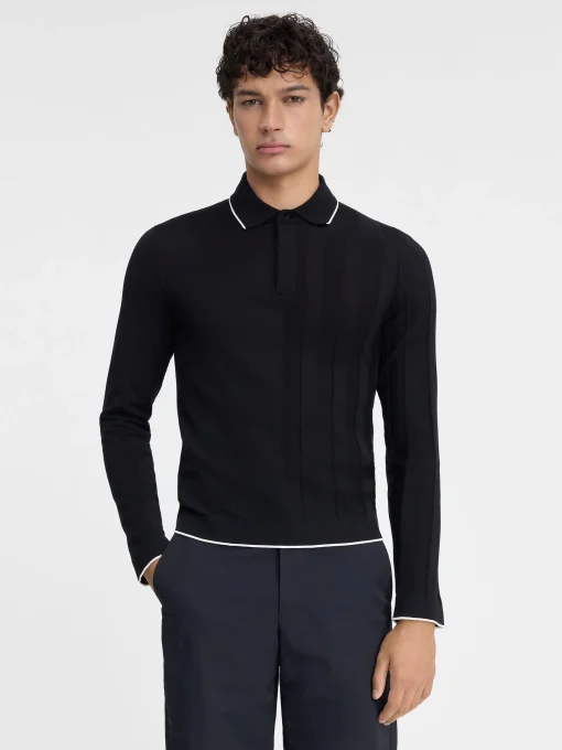 The Tricot long-sleeve polo shirt
