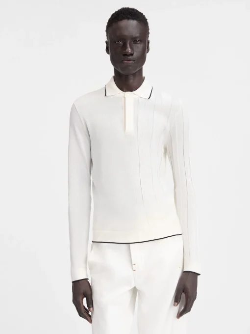 The Tricot long-sleeve polo shirt