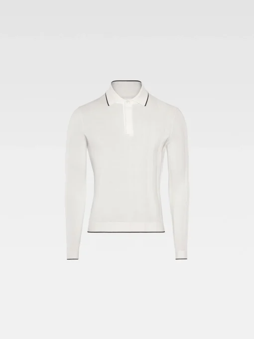 The Tricot long-sleeve polo shirt