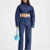 The wide de-Nîmes denim pants