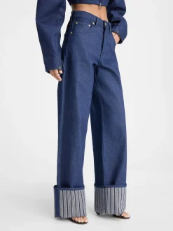 The wide de-Nîmes denim pants