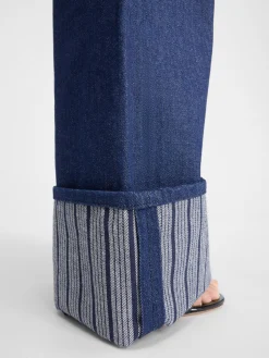 The wide de-Nîmes denim pants