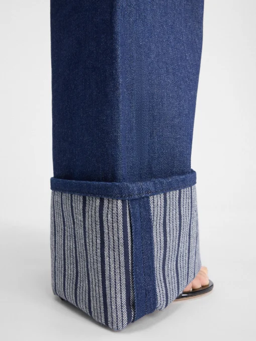 The wide de-Nîmes denim pants