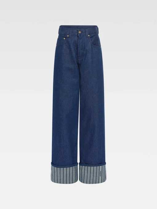 The wide de-Nîmes denim pants