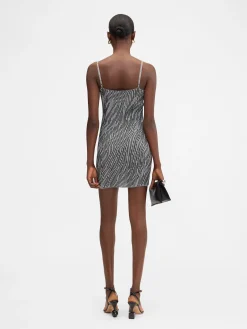 The Zebra mini knit dress