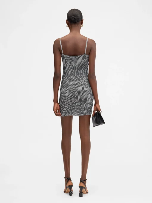 The Zebra mini knit dress